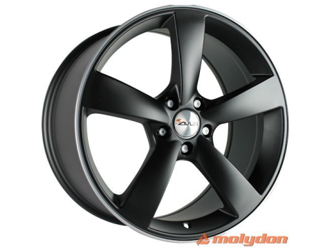 AF10 10x 21 +50 5x112 AVUS 66,45 MATT BLACK POLISHED